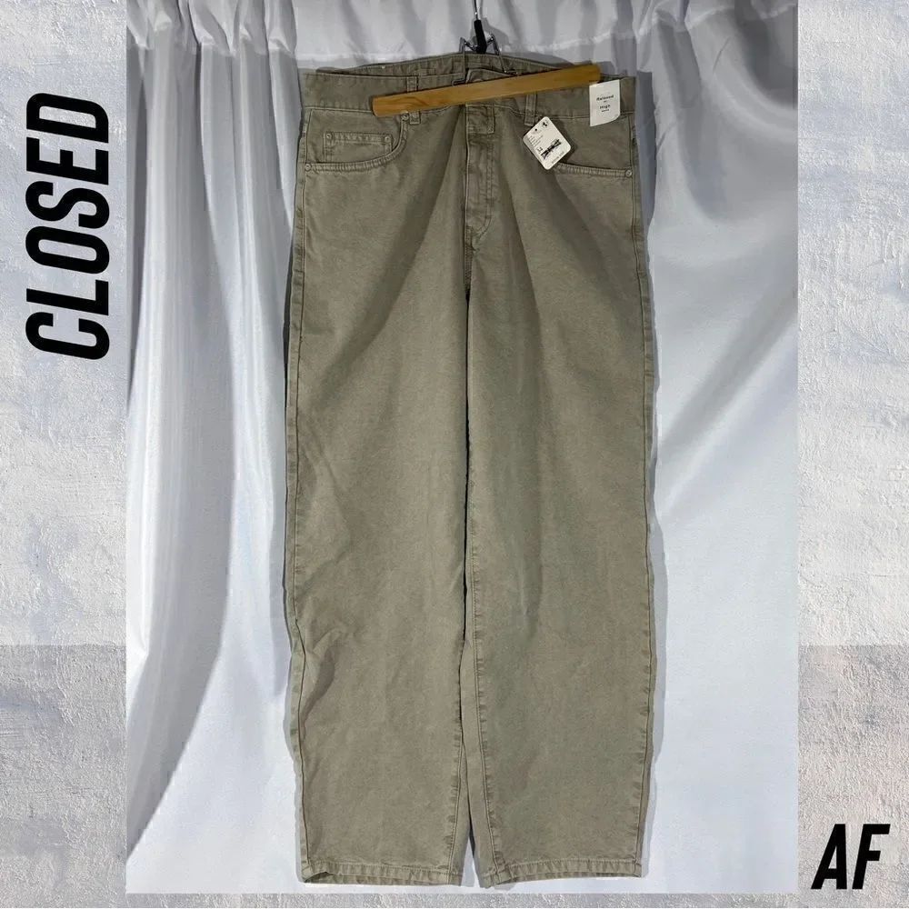 CLOSED BAKER JEANS RELAXED FIT HIGH RISE IN MARBLE GREY NWT SIZE 34”